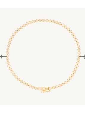 Catbird One O’Clock Diamond Tennis Bracelet - 7in, 1.8mm diamonds, YG